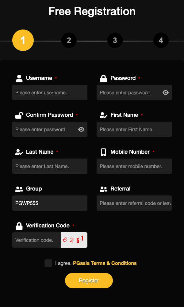 BB777JILI registration form with user sign-up icons