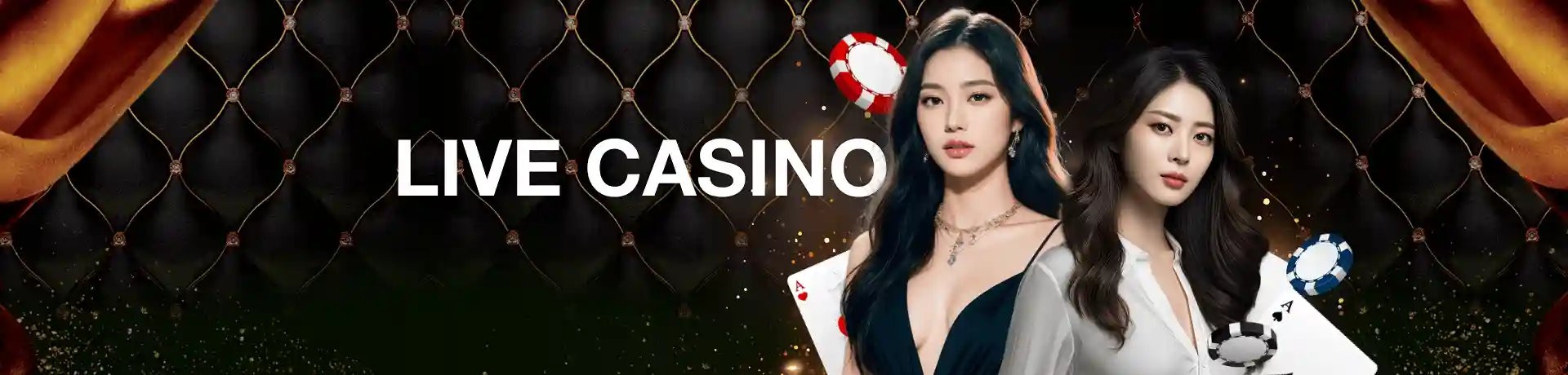 Live Dealer at Blackjack Table